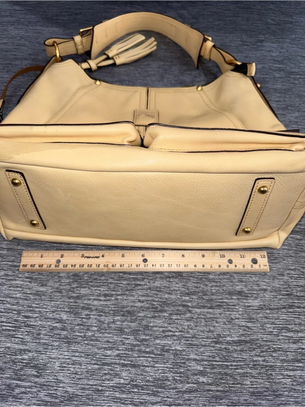 Dooney & Bourke Cream Florentine Kingston
